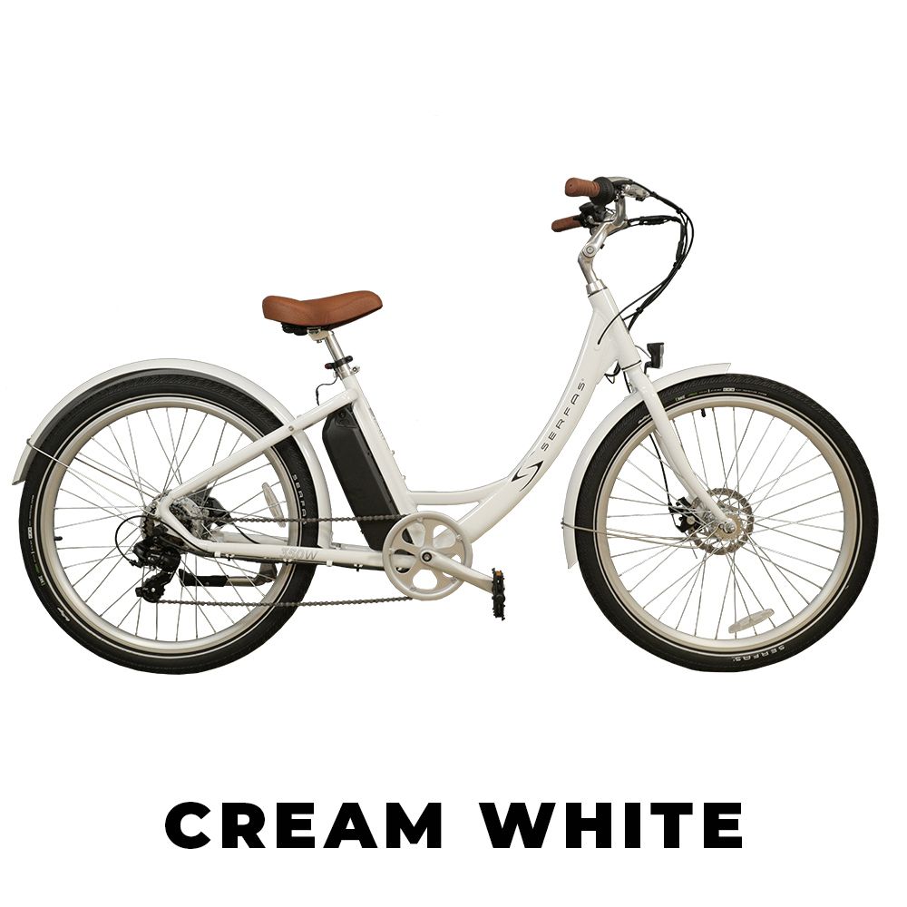 Serfas, Dart 350W Step Through Cream White