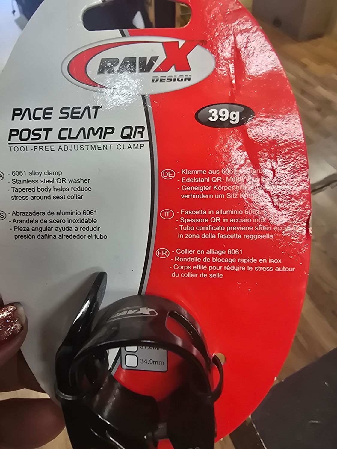 Ravx seat clamp 31.8mm