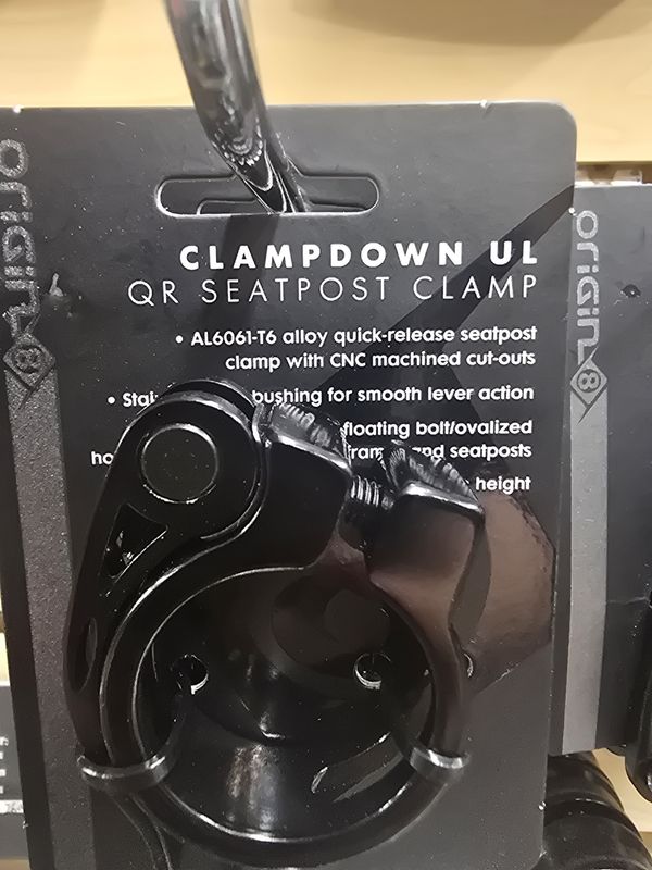 SEATPOST CLAMP OR8 CLAMPDOWN QR UL 34.9 BK