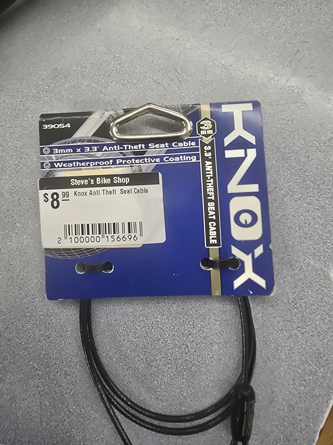 Knox Anti Theft  Seat Cable