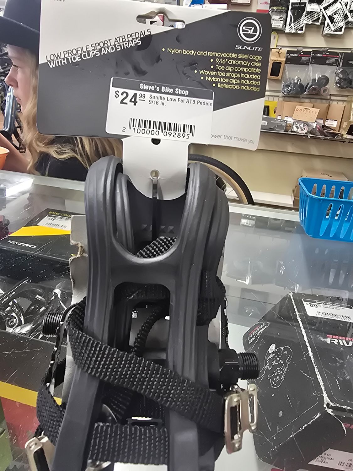 Sunlite Low Fat ATB Pedals 9/16 in.