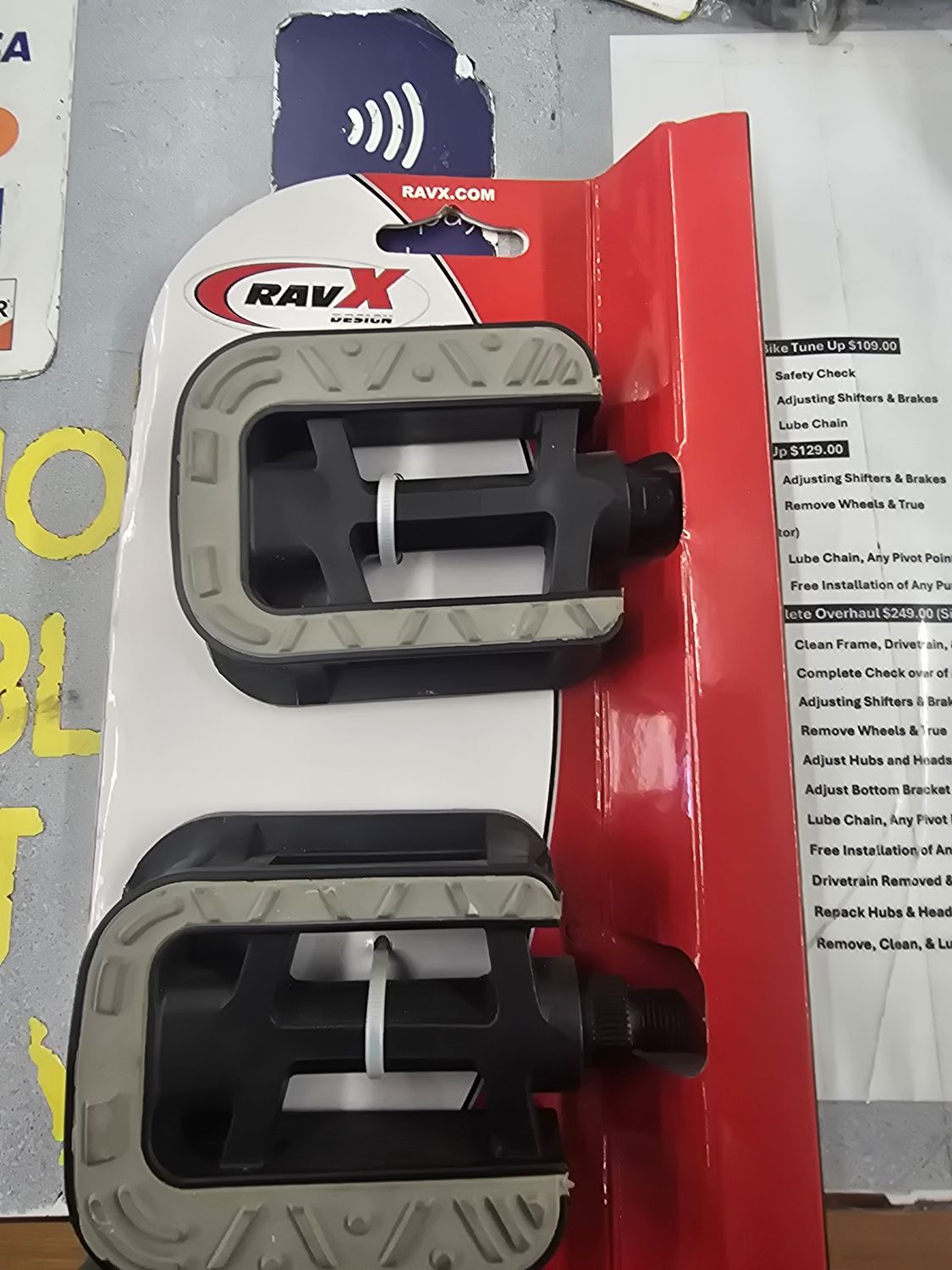 RAVX PedalsNon-Slip 1/2