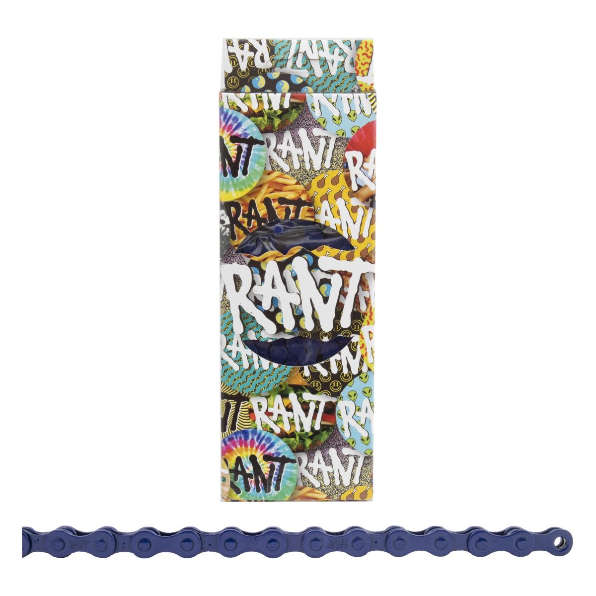 CHAIN RANT 1/2x1/8 MAX 410 1s BU 90L w/1/2LINK Blue