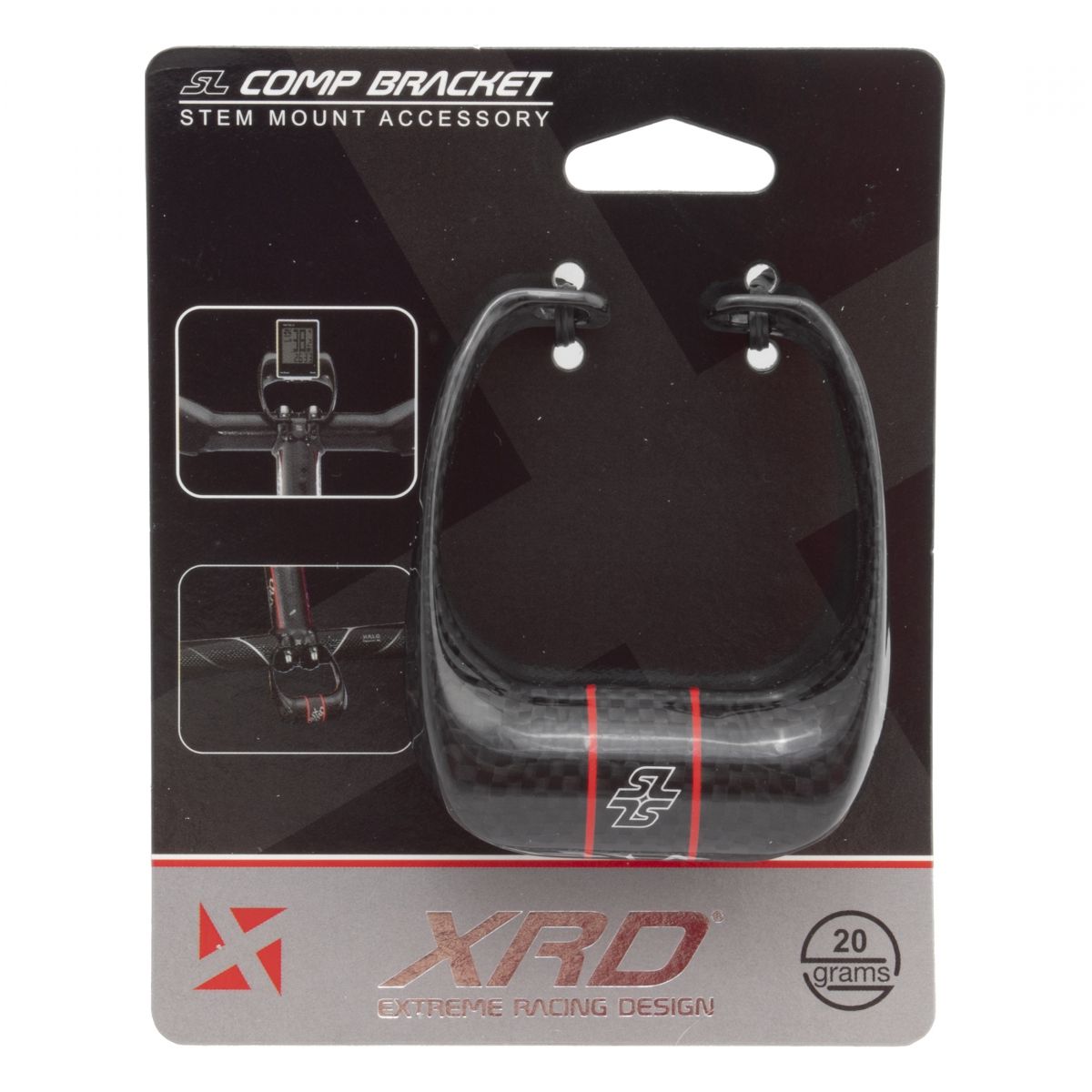 COMP PART RAVX XRD COMP BRACKET- CARBON STEM MOUNT