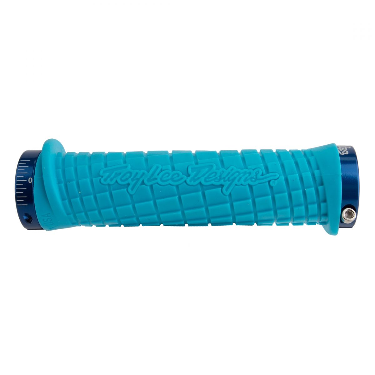 GRIPS ODI LOCKON BONUS MTN TROY LEE Aqua/BK w/CLAMP