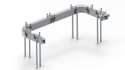 Titans TT 4.5" TableTop 20' U Shape Conveyor