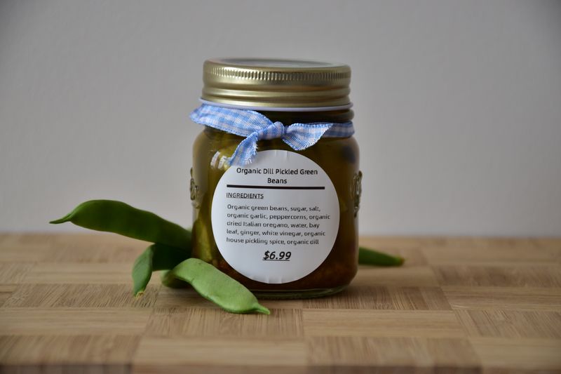 Organic Dill Pickled Green Beans