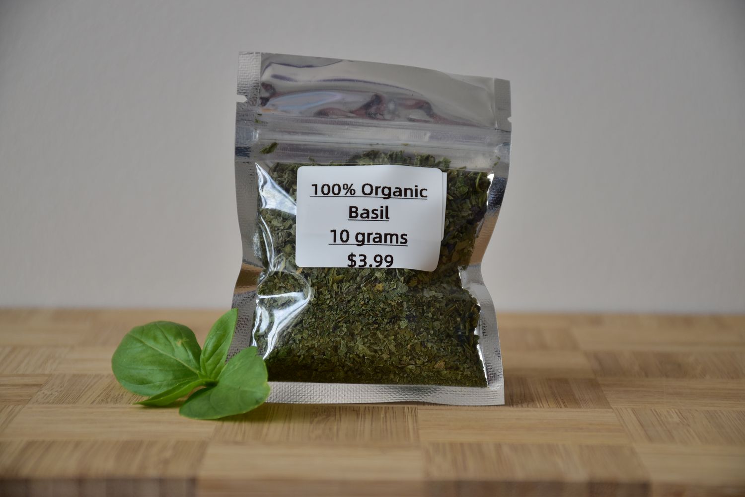 Organic Dried Basil - 10G