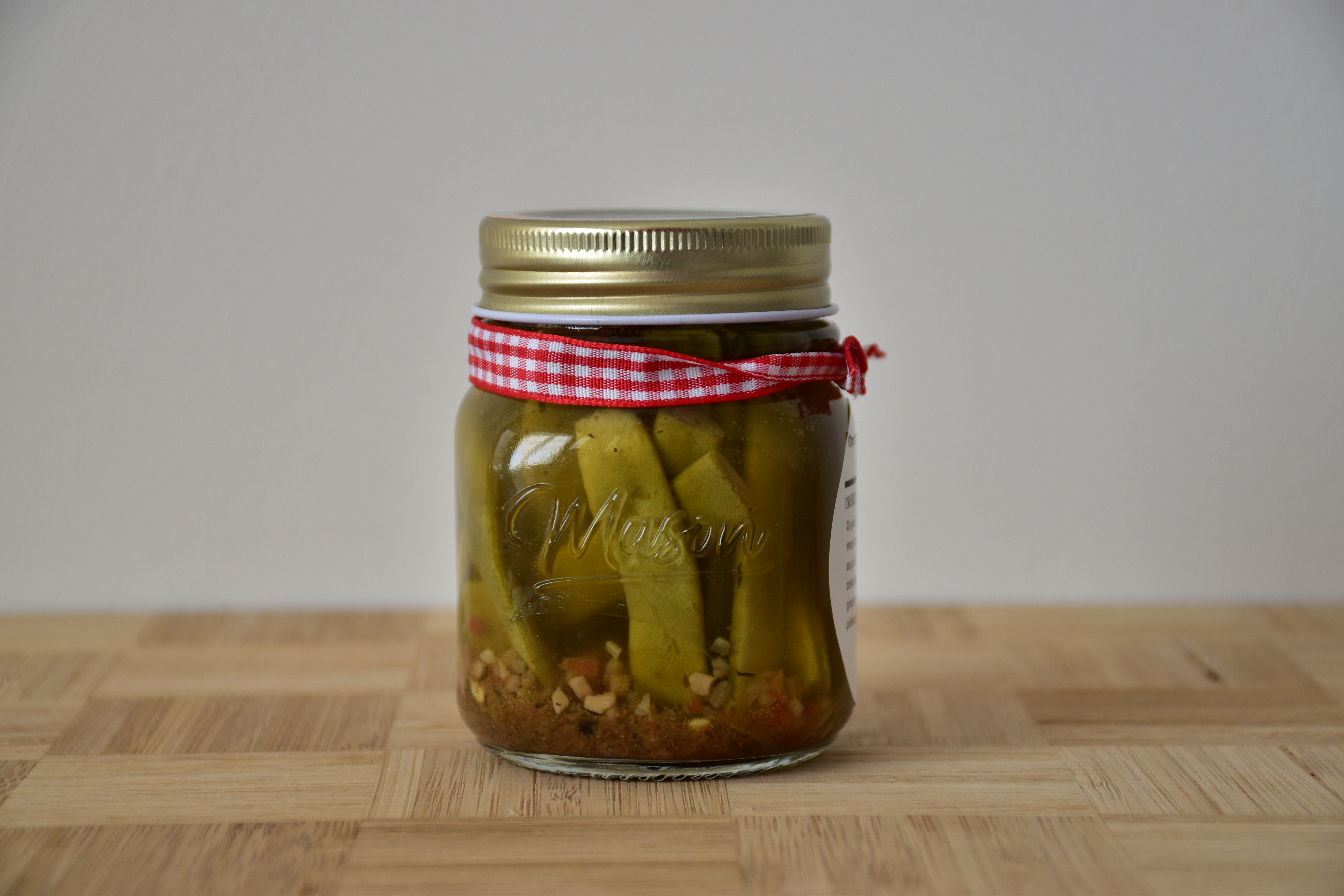 Organic Dill Pickled Green Beans (Hot)