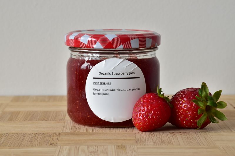 100% Organic Strawberry Jam