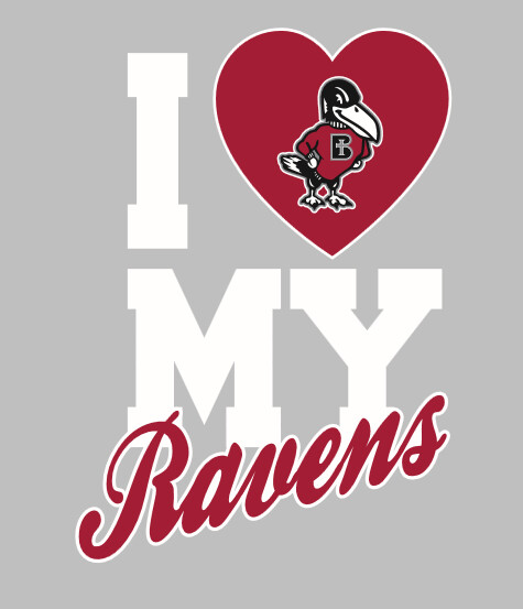 DECAL-I HEART RAVENS