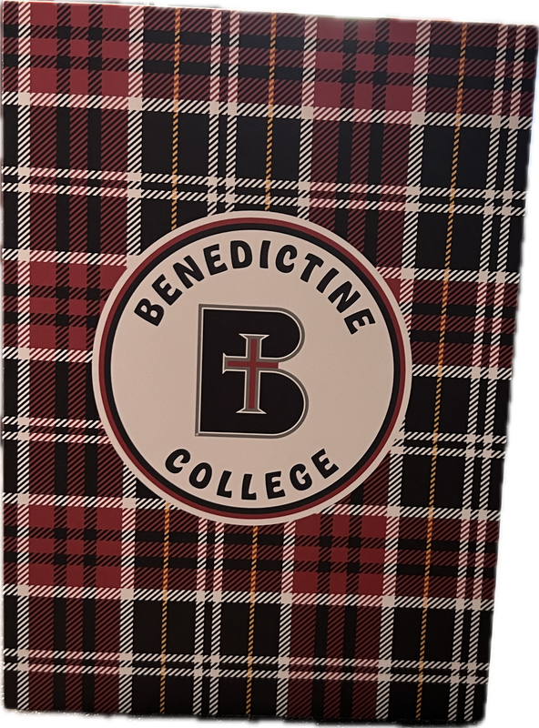 GREETING CARD-ROUND PLAID