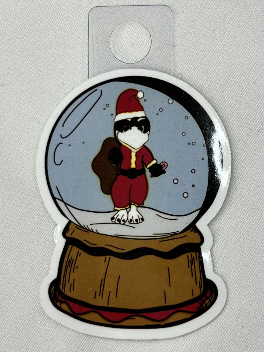 STICKER-SNOWGLOBE ROCKY