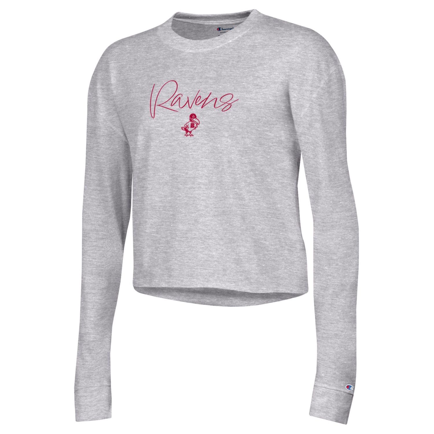 TEE-BOYFRIEND CROP L/S
