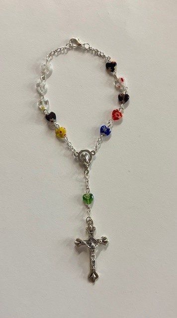 AUTO ROSARY-Murano Heart