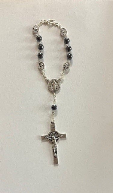 AUTO ROSARY-HEMATITE