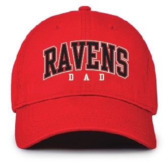 HAT - RAVENS DAD, Colour: RED