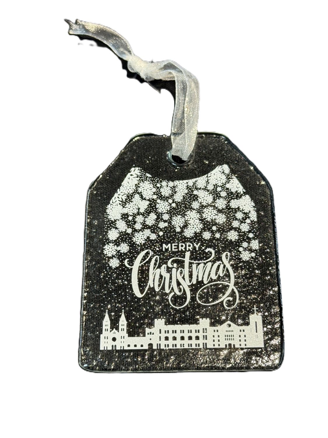 ORNAMENT-SNOWY SKYLINE