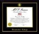 BC DIPLOMA FRAME, Attribute 1: BLACK, Attribute 2: 18" X 16"