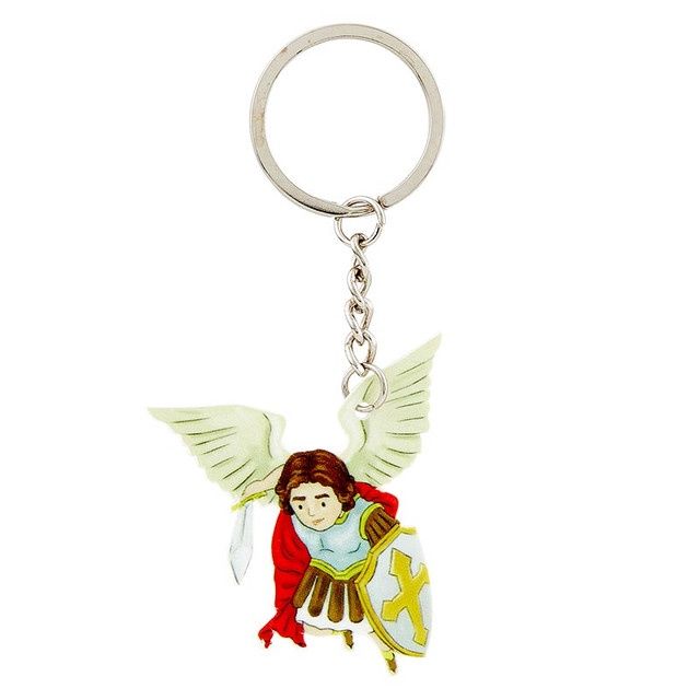 KEYCHAIN - SAINTS, Attribute 1: ST MICHAEL