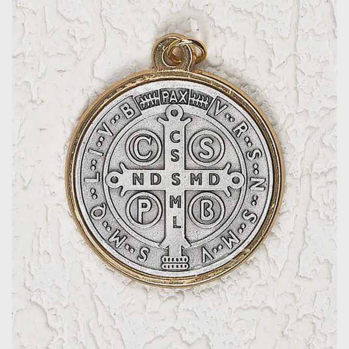 MEDAL - TWO-TONE ST BENEDICT