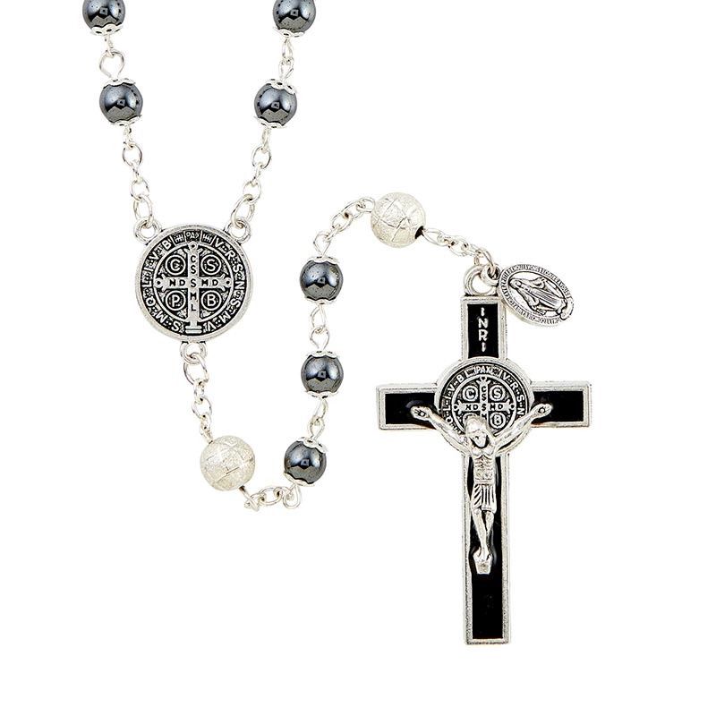 ROSARY BOXED-ST BEN. PAOLA CAROLA