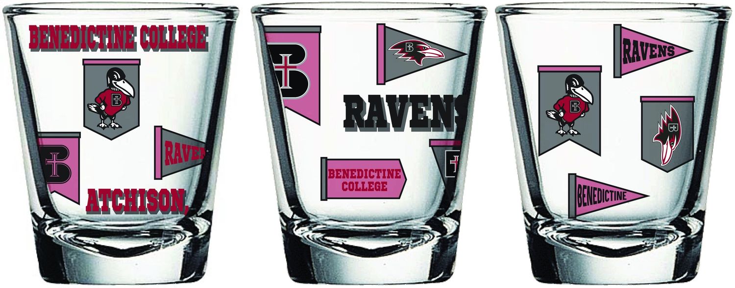 SHOT GLASS-STAINED GLASS SPIRIT