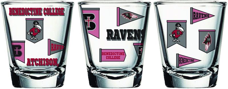 SHOT GLASS-STAINED GLASS SPIRIT