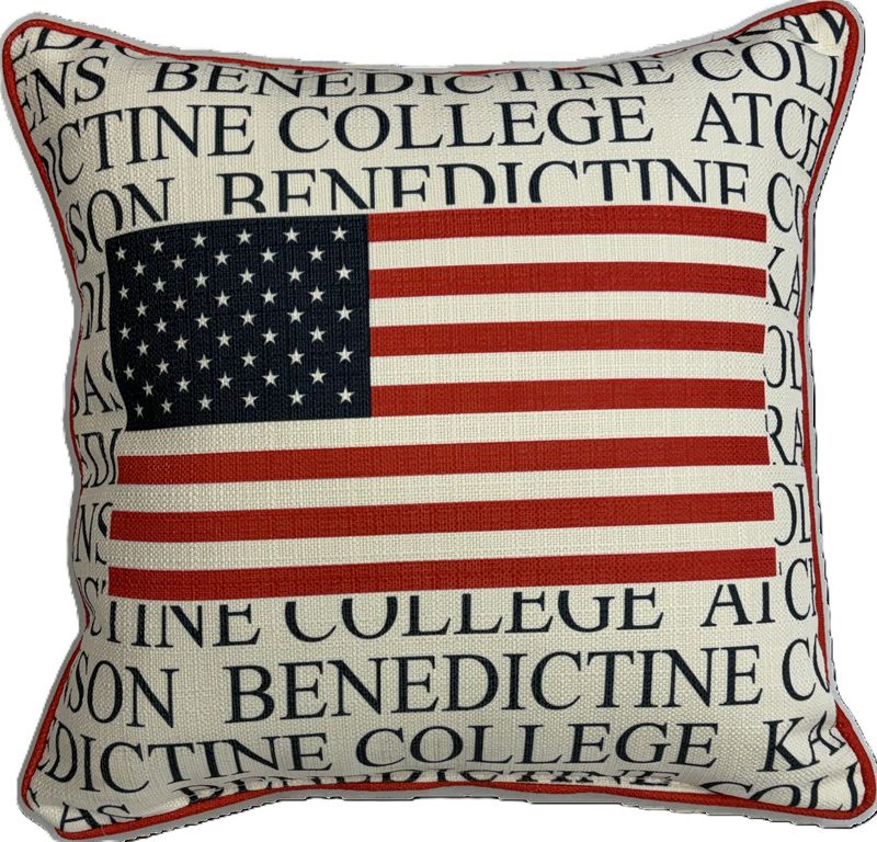 PILLOW-BC W/ USA FLAG