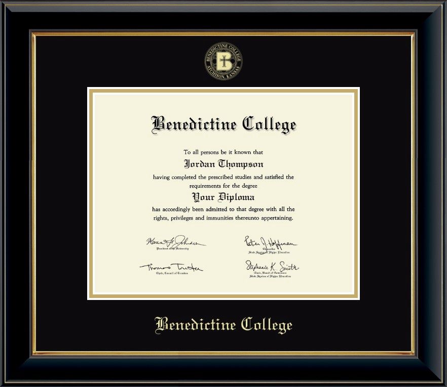 DIPLOMA FRAME - ENCHORE, Colour: BLACK