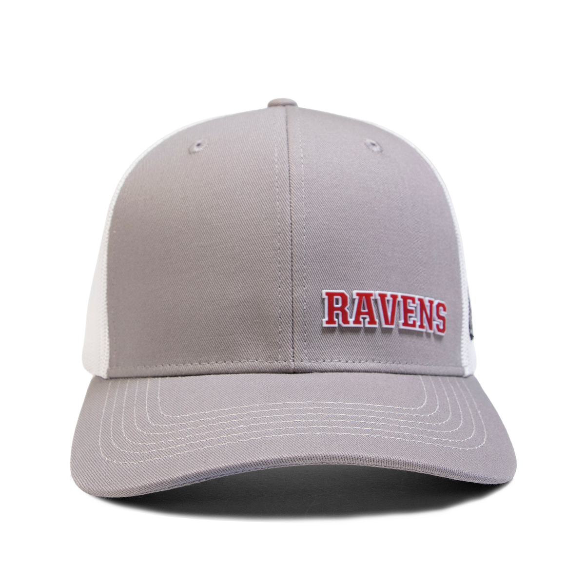 HAT-MIDWAY TRUCKER, GREY / WHT