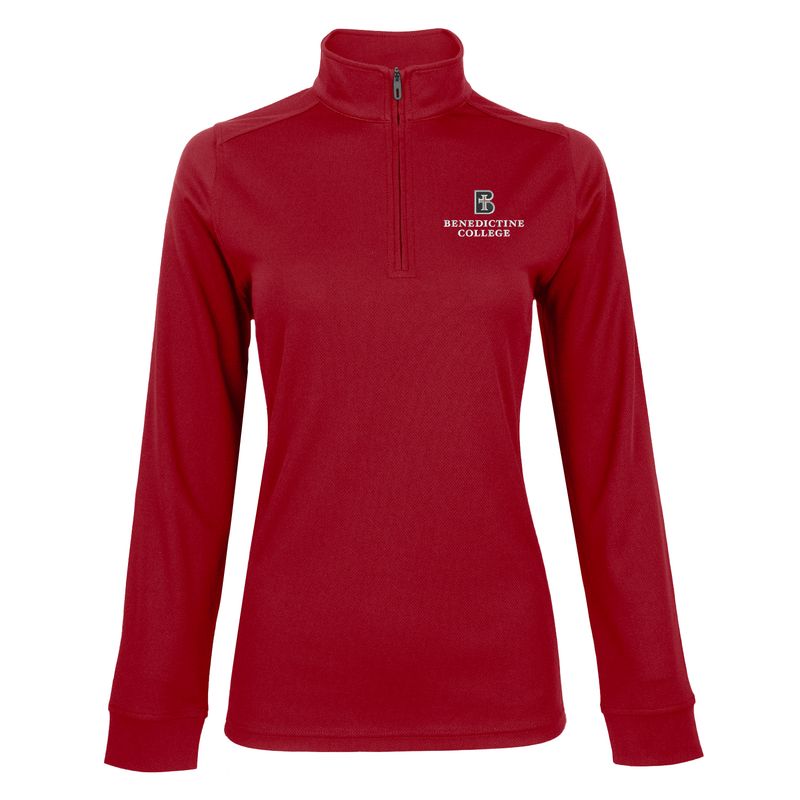 PULLOVER-MARCO 1/4 ZIP, RED