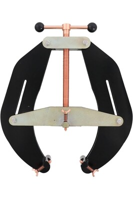 Steel Dragon Tools WPC-12 Large Pipe Clamp fits 5 in. to 12 in. Pipe for Pipe Fitting, Fit up, and Welding