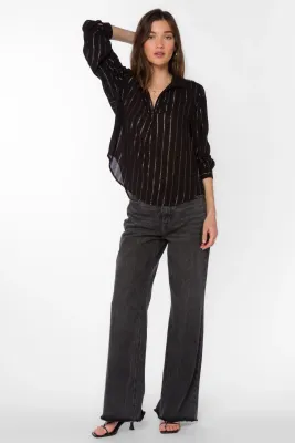 Kenzie Black  Stripe