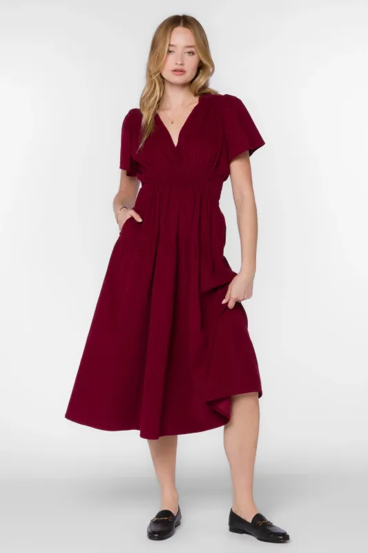 Julissa Cabernet Dress
