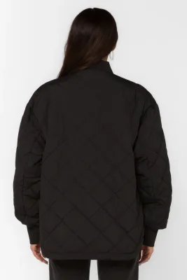 ​The Celeste Quilted Jacket Black
