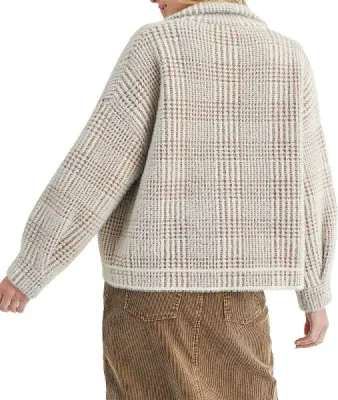 Lola Plaid Sweater Jacket
