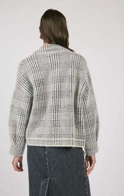 Lola Plaid Sweater Jacket