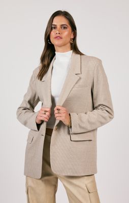 Progress Houndstooth Soft Blazer