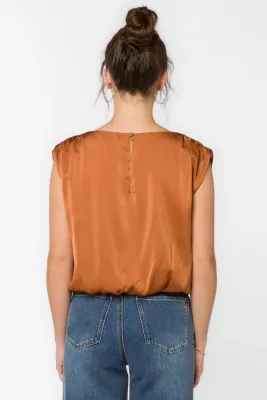 Apollo Blouse in Rootbeer