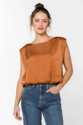 Apollo Blouse in Rootbeer