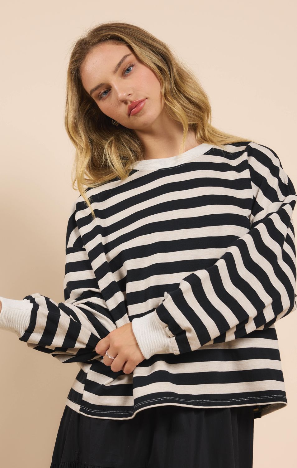 Growth Striped Pullover