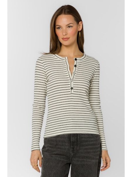 Beasley Long Sleeve Ribbed Shirt