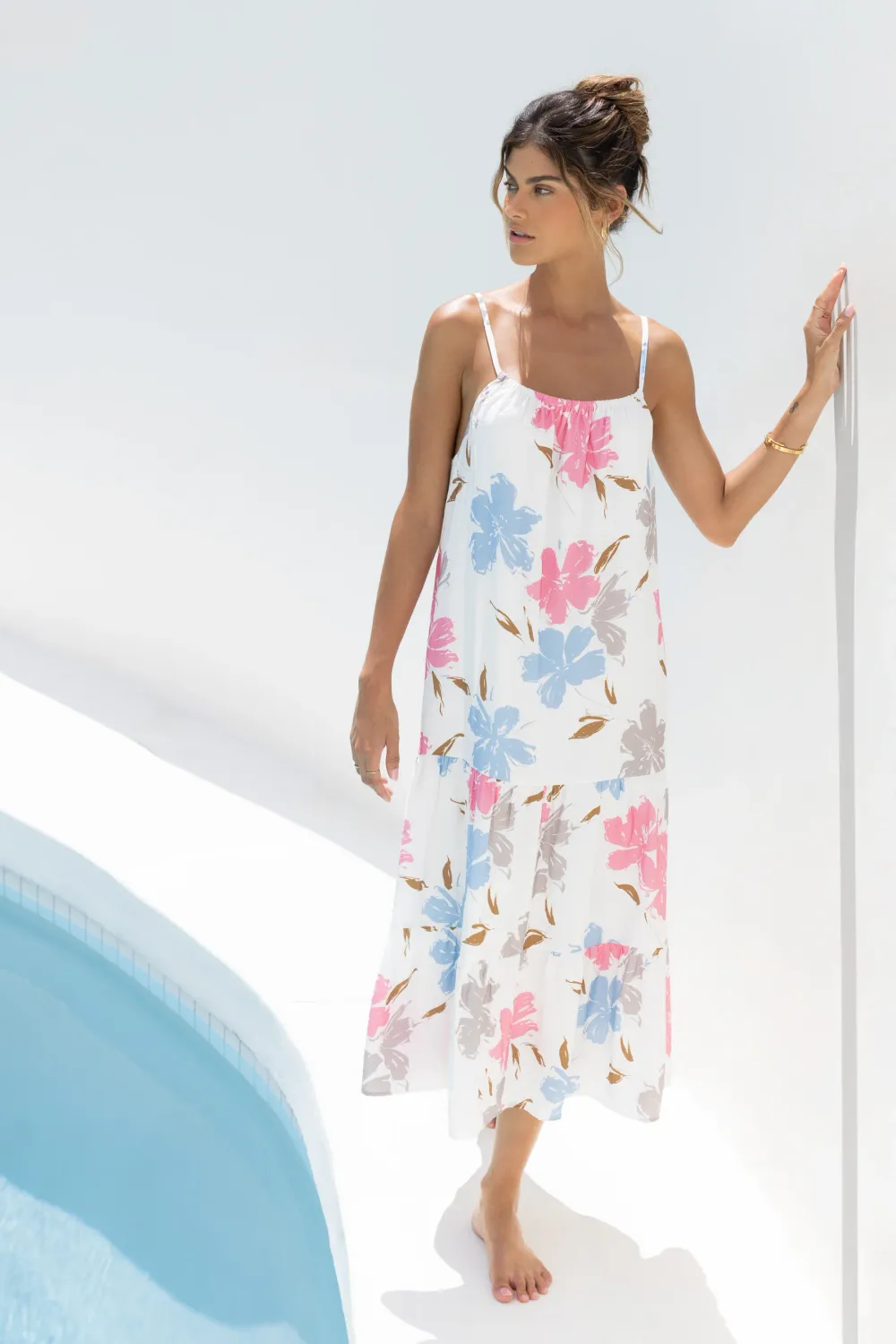 Amelie Floral Splash Dress