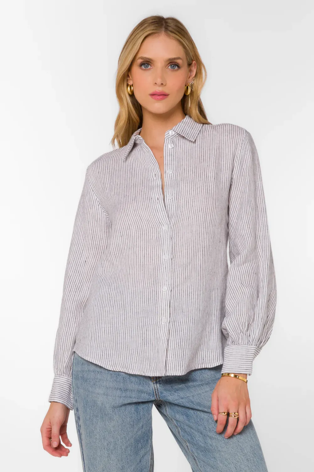 Emilio Black Stripe Shirt