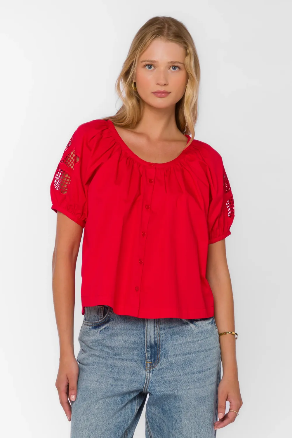 Flora Short Puff Sleeve