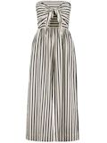 Elva Stripe Romper-Black