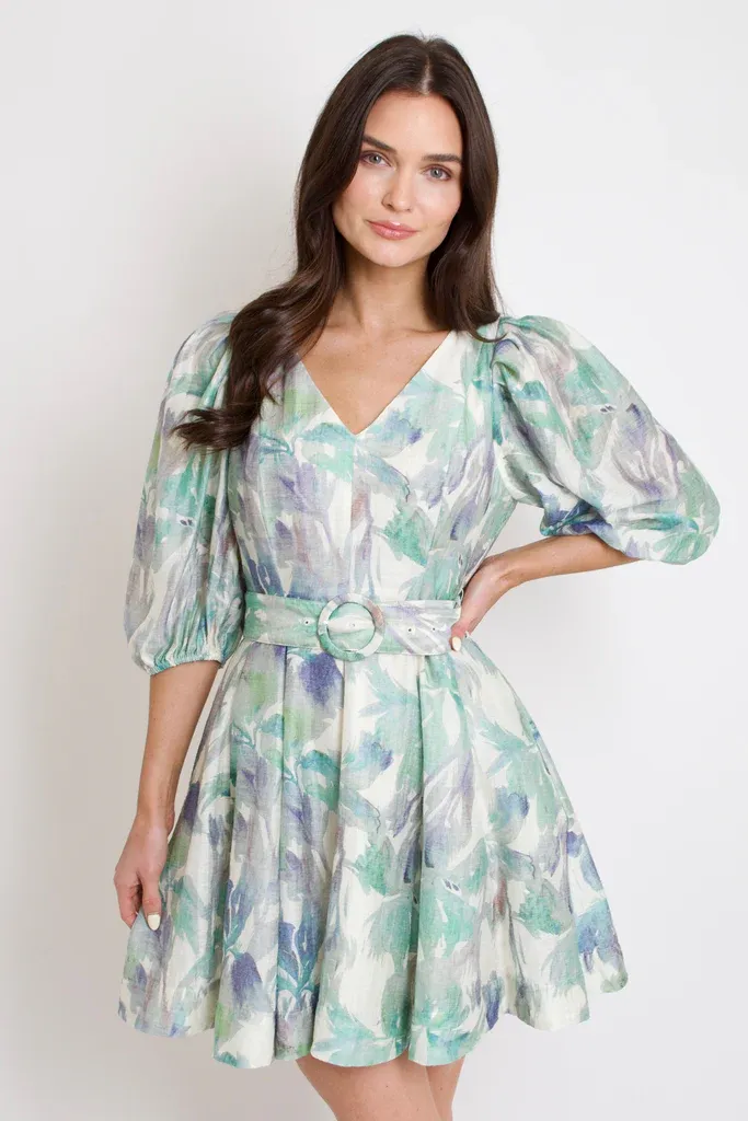 Alexis Belted Dress