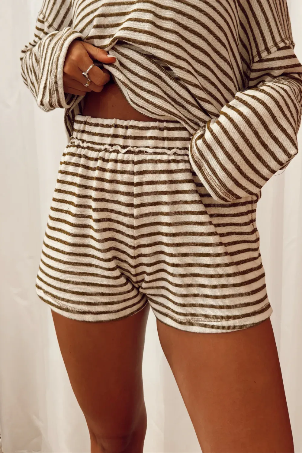 Hometown Texture Stripe Short