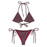 Jack Taylor&#39;s Maroon Mandala String Bikini